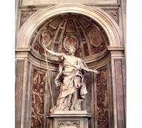HRJUBWREE Dipinto su Tela Classico Quadri su Tela Stampe Pittura San Longino di Gian Lorenzo Bernini Per la Decorazione dell'ufficio 60x90cm
