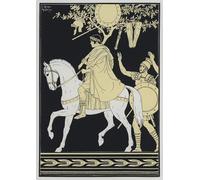 HRJUBWREE Dipinto su Tela Classico Quadri su Tela Stampe Pittura Storia di una vittoria di Kuhn Regnier Per la Decorazione dell'ufficio 60x90cm