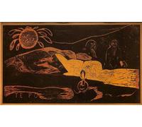HRJUBWREE Dipinto su Tela Classico Quadri su Tela Stampe Pittura Te Po di Paul Gauguin Per la Decorazione dell'ufficio 60x90cm