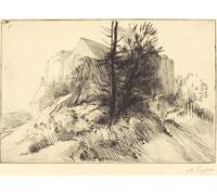 HRJUBWREE Dipinto su Tela Classico Quadri su Tela Stampe Pittura Une Ferme En Hiver di Alphonse Legros Per la Decorazione dell'ufficio 60x90cm