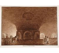 HRJUBWREE Famoso Pittura Astratta Poster Manifesti Quadri Arte Basement of the Temple of the Cirrcus by Agostino Tofanelli Per la Decorazione Domestica 60x90cm