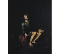 HRJUBWREE Famoso Pittura Astratta Poster Manifesti Quadri Arte Daniele nella fossa dei leoni di Bartolomé Esteban Murillo Per la Decorazione Domestica 60x90cm