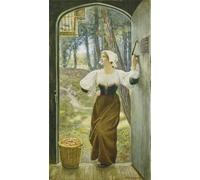 HRJUBWREE Famoso Pittura Astratta Poster Manifesti Quadri Arte Decima in natura di Edward Robert Hughe Per la Decorazione Domestica 60x90cm