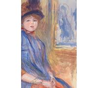 HRJUBWREE Famoso Pittura Astratta Poster Manifesti Quadri Arte Giovane ragazza al discorso di Pierre Auguste Renoir Per la Decorazione Domestica 60x90cm