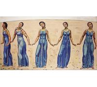 HRJUBWREE Famoso Pittura Astratta Poster Manifesti Quadri Arte Guarda dentro di Ferdinand Hodler Per la Decorazione Domestica 60x90cm