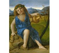 HRJUBWREE Famoso Pittura Astratta Poster Manifesti Quadri Arte il Bambino Bacco del famoso artista Per la Decorazione Domestica 60x90cm