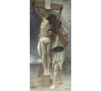 HRJUBWREE Famoso Pittura Astratta Poster Manifesti Quadri Arte la Vergine della Consolazione di William Adolphe Bouguereau Per la Decorazione Domestica 60x90cm