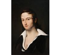 HRJUBWREE Famoso Pittura Astratta Poster Manifesti Quadri Arte Portrait of Carlo Della Bianca by Francesco Hayez Per la Decorazione Domestica 60x90cm