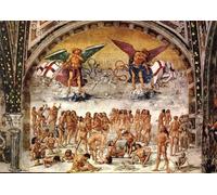 HRJUBWREE Famoso Pittura Astratta Poster Manifesti Quadri Arte Resurrezione della carne di Luca Signorelli Per la Decorazione Domestica 60x90cm