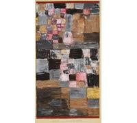 HRJUBWREE Riproduzione Dipinto Stampa Immagine Pittura su Tela Vintage Ascesa di una piccola città di Paul Klee Per la Decorazione Murale 60x90cm