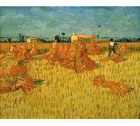 HRJUBWREE Riproduzione Dipinto Stampa Immagine Pittura su Tela Vintage Ernte in Der Provence di Vincent Van Gogh Per la Decorazione Murale 60x90cm