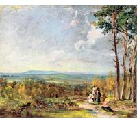 HRJUBWREE Riproduzione Dipinto Stampa Immagine Pittura su Tela Vintage Hampstead Heath guardando verso Harrow di John Constable Per la Decorazione Murale 60x90cm