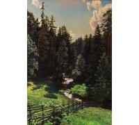 HRJUBWREE Riproduzione Dipinto Stampa Immagine Pittura su Tela Vintage La Radura Johan Krouthen Per la Decorazione Murale 60x90cm