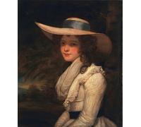 HRJUBWREE Riproduzione Dipinto Stampa Immagine Pittura su Tela Vintage Lavinia Bingham Contessa Spencer di Joshua Reynolds Per la Decorazione Murale 60x90cm