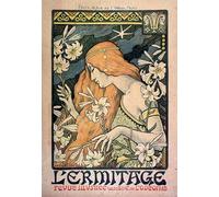 HRJUBWREE Riproduzione Dipinto Stampa Immagine Pittura su Tela Vintage L'ermitage di Paul Berthon Per la Decorazione Murale 60x90cm