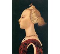 HRJUBWREE Riproduzione Dipinto Stampa Immagine Pittura su Tela Vintage Ritratto di dama Paolo Uccello Per la Decorazione Murale 60x90cm