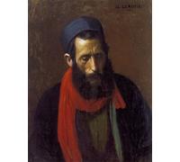 HRJUBWREE Riproduzione Dipinto Stampa Immagine Pittura su Tela Vintage Ritratto D'un Juif del famoso artista Per la Decorazione Murale 60x90cm