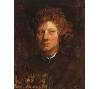 HRJUBWREE Riproduzione Dipinto Stampa Immagine Pittura su Tela Vintage Testa di giovane diVan Dyck Per la Decorazione Murale 60x90cm