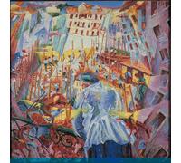 HRJUBWREE Riproduzione Dipinto Stampa Immagine Pittura su Tela Vintage Visioni simultanee di Umberto Boccioni Per la Decorazione Murale 60x90cm