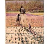 HRJUBWREE Stampa Immagine Pittura su Tela Vintage Un cavaliere sconfitto attraversa un campo di tulipani dopo la sconfitta Dipinto di George Hitchcock Per la Decorazione Murale 60x90cm