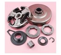 HRKAURB Gruppo Tamburo Frizione Adatto for Motosega 365 362 371 372, Pezzo di Ricambio, Corona pignone, ingranaggio a Vite Senza fine, rondella, Clip, Kit Cuscinetto ad Aghi
