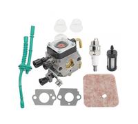 HRKAURB Kit carburatore Adatto for FS55R FS55RC KM55 HL45 KM55R FS38 FS75 FS45C potatore a Filo con Guarnizione della Linea del Filtro dell'Aria carburatore(1SET)