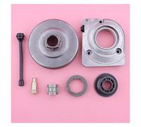 HRKAURB Kit Corona pignone Frizione 3/8"-7T Adatto for 394 395 394XP 395XP con turbina a Olio, Filtro Olio, Tubo dell'olio, Pezzo di Ricambio for Motosega