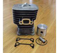 HRKAURB Kit Perno pistone Cilindro da 35 mm Adatto for 124R 128R 128CD 128L 128LD 128LDX 128DJX 125R 125RJ potatore decespugliatore Pezzi di Ricambio