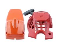 HRKAURB Maniglia Posteriore del Carburante, Carter Motore, Cilindro, Copertura del Freno della Catena, avviamento Adatto for Motosega 137 142, Parti di Ricambio