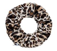 Hrlace 2 elastici per capelli Leopard con chiusura lampo per capelli da donna, in velluto, con nascondiglio per denaro, fascia elastica morbida per capelli da viaggio, per donne e ragazze 1#