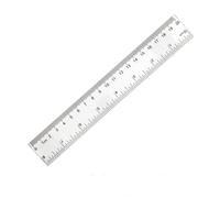 Hrlace 2 righelli in plastica trasparente, flessibili, con scala in pollici e metrica, chiaramente graduati, strumenti di misura per la scuola elementare, insegnamento, scuola, ufficio, casa, 20 cm