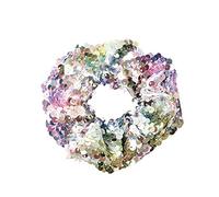 Hrlace Elastico per capelli con paillettes, 1 pezzo elastico per capelli con paillettes, ornamento per capelli di Natale, per ragazze e donne, colorato 1#