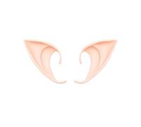 Hrlace Orecchie da elfo in lattice, orecchie da elfo, per bambini e adulti, orecchie da fata, orecchie da elfo, per cosplay, Halloween, Natale, carnevale, feste anime, accessori per costume, color