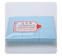 Hrlace Salviette per unghie senza pelucchi, in cotone, per la preparazione e la conclusione della manicure, per la rimozione dello smalto blu, 540 pezzi.