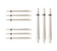 HRLORK Aste per freccette in nylon bianco e policarbonato, aste corte - 9 confezioni