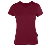 HRM 202, T-Shirt Donna, Bordeaux/Burgundy, 3XL