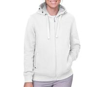 HRM 807 Felpa con Cappuccio, Bianco, L Donna
