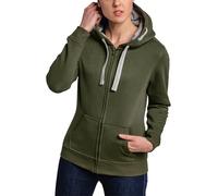 HRM Giacca F Hoodie, Oliva, S Donna