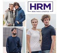 HRM Giacca F Hoodie, Grigio, M Donna