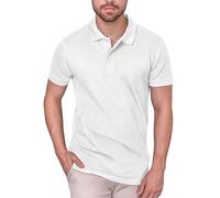 HRM Heavy Stretch M Polo, Bianco (White 02-White), S Uomo
