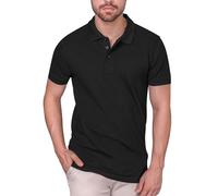 HRM Heavy Stretch M Polo, Nero (Black 01-Black), S Uomo
