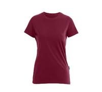 HRM Luxury Round F T-Shirt, Bordeaux/Bordeaux, S Donna