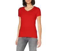 HRM Luxury V F T-Shirt, Colore: Rosso, S Donna