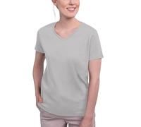 HRM Maglietta da Donna Luxury con Scollo a V, con Scollo a V, in 100% Cotone Biologico, Lavabile Fino a 60 °C, Alta qualità e sostenibile, Sabbia, 5XL