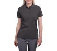 HRM Polo da Donna Heavy Polo/Premium in 100% Cotone/Polo Basic Lavabile Fino a 60 °C, di Alta qualità e sostenibile, Grigio Scuro, L