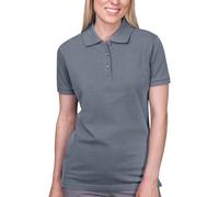 HRM Polo da Donna Heavy Stretch I Premium Polo da Donna in 95% Cotone e 5% Elastan, Polo Basic Lavabile Fino a 40 °C, di Alta qualità e sostenibile, da Lavoro, Pietra, XS