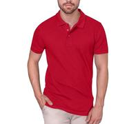 HRM Heavy Stretch M Polo, Rosso (Red 03-Red), S Uomo