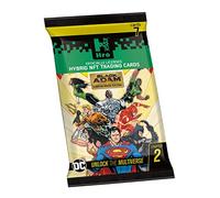 HRO sblocca Capitolo 2: Flowpack, commerciali ibride NFT, pacchetto di 7 carte collezionabili, 65mm x 120mm x 3mm, DC Comics Unlock The Multiverse |