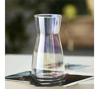 Hroevc Vaso in vetro trasparente da 20cm per centrotavola, vasi da fiori per bouquet per matrimoni e decorazioni per la casa(Laser)