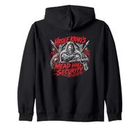 Hrolf Krakis Mead Hall Security Viking Norse Felpa con Cappuccio